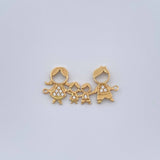 Herraje Familia Silueta 1.25gr / 1 in / Oro Amarillo 18K %