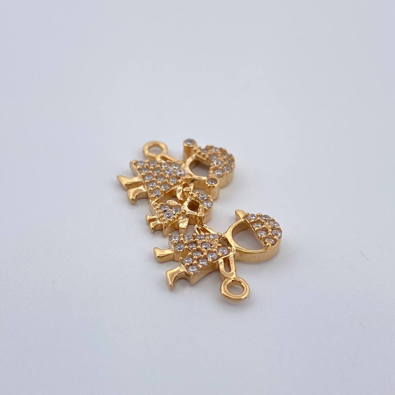 Herraje Familia Silueta 1.65gr / 1 in / Oro Amarillo 18K %