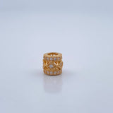 Herraje Cilindro Rombo 1gr / 1/4 in / Oro Amarillo 18K %