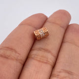 Herraje Cilindro Tribal 1.35gr / 1/4 in / Oro Rosa 18K %