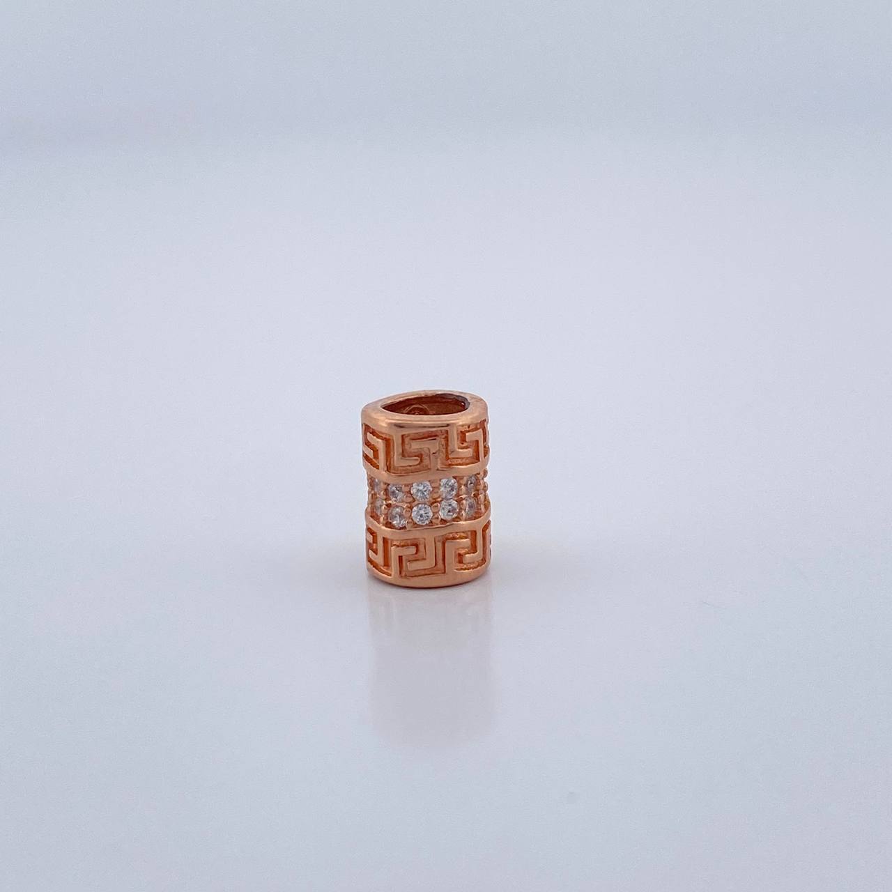 Herraje Cilindro Tribal 1.35gr / 1/4 in / Oro Rosa 18K %