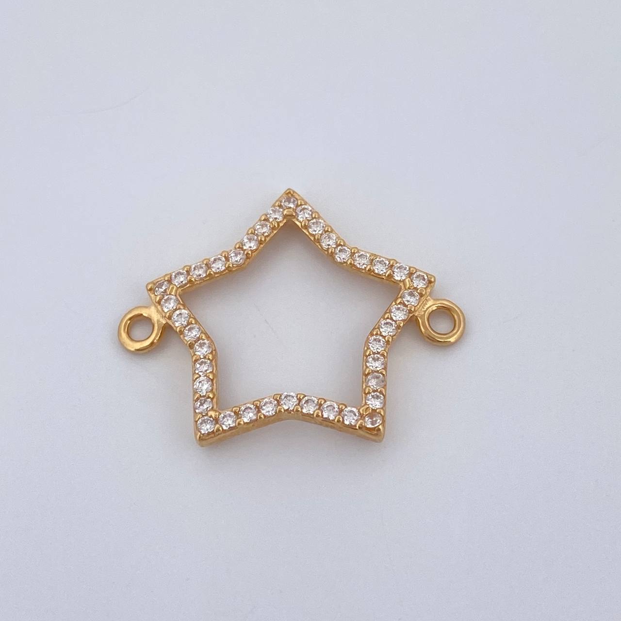 Star Silhouette Charm 0.9gr / 3/4 in / Yellow Gold 18K %