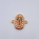 Charm Virgin of Guadalupe 1.3gr / 1/2 in / 18K Rose Gold %