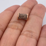 Herraje Cilindro Concavo 1.35gr / 1/2 in / Oro Rosa 18K %