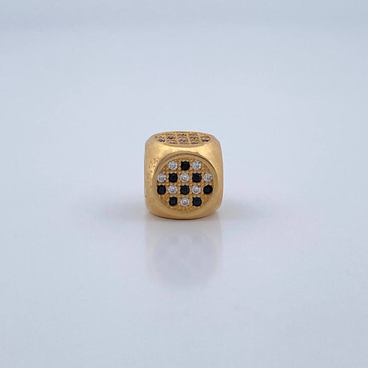 Herraje Cuadrado Dado 2.3gr / 1/2 in / Oro Amarillo 18K %