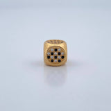 Herraje Cuadrado Dado 2.3gr / 1/2 in / Oro Amarillo 18K %