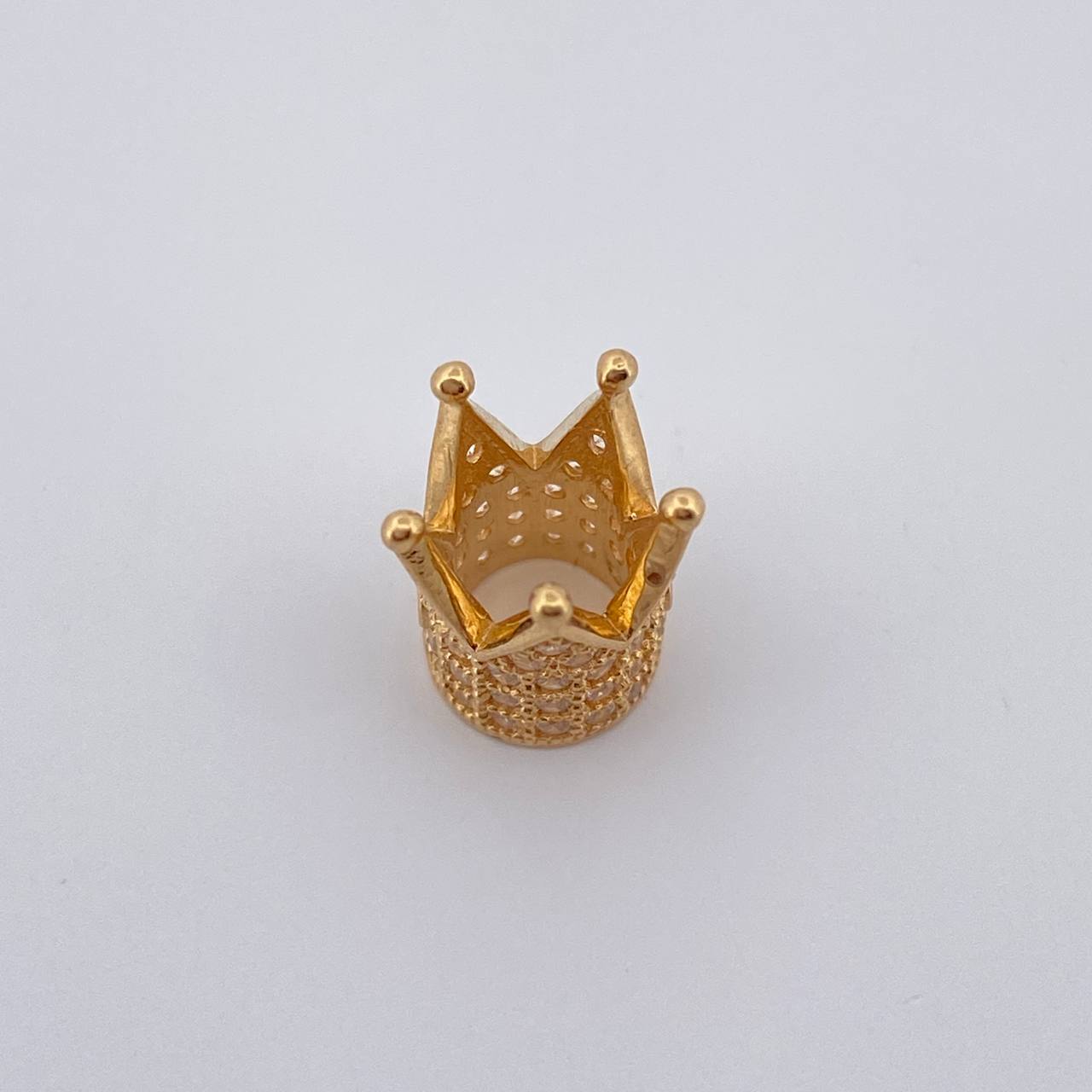 Herraje Corona 1.95gr / 1/2 in / Oro Amarillo 18K %