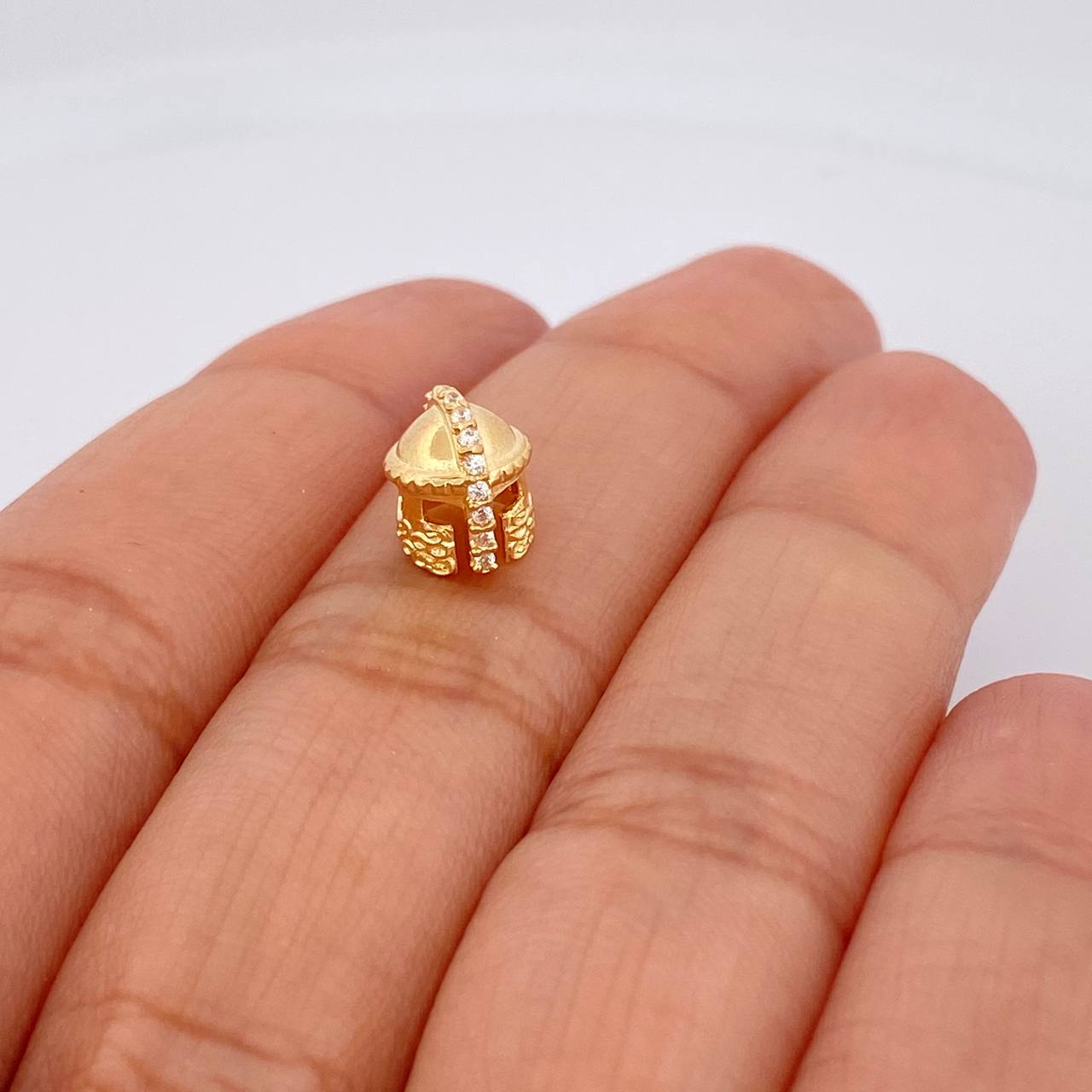 Herraje Casco Guerrero 1.15gr / 1/2 in / Oro Amarillo 18K %