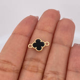 Herraje Trebol 0.9gr / 3/4 in / Oro Amarillo Nac.Esp. 18K %