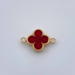 Herraje Trebol 0.75gr / 3/4 in / Oro Amarillo 18K %