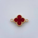 Herraje Trebol 0.75gr / 3/4 in / Oro Amarillo 18K %