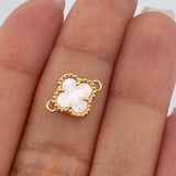 Herraje Trebol 1.15gr / 1/2 in / Oro Amarillo Nac.Esp. 18K %