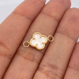Herraje Trebol 0.55gr / 3/4 in / Oro Amarillo 18K %