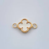 Herraje Trebol 0.55gr / 3/4 in / Oro Amarillo 18K %