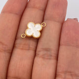 Herraje Trebol 0.8gr / 3/4 in / Oro Amarillo 18K %