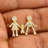 Herraje Familia Silueta 1.55gr / 1 in / Oro Amarillo 18K %