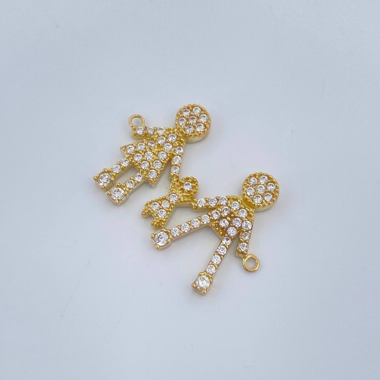 Herraje Familia Silueta 1.55gr / 1 in / Oro Amarillo 18K %