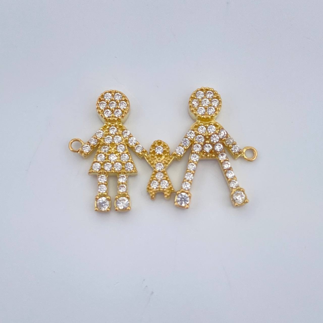 Herraje Familia Silueta 1.55gr / 1 in / Oro Amarillo 18K %