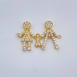 Herraje Familia Silueta 1.55gr / 1 in / Oro Amarillo 18K %