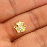 Herraje Oso Ts 0.6gr / 1/2 in / Oro Amarillo 18K %