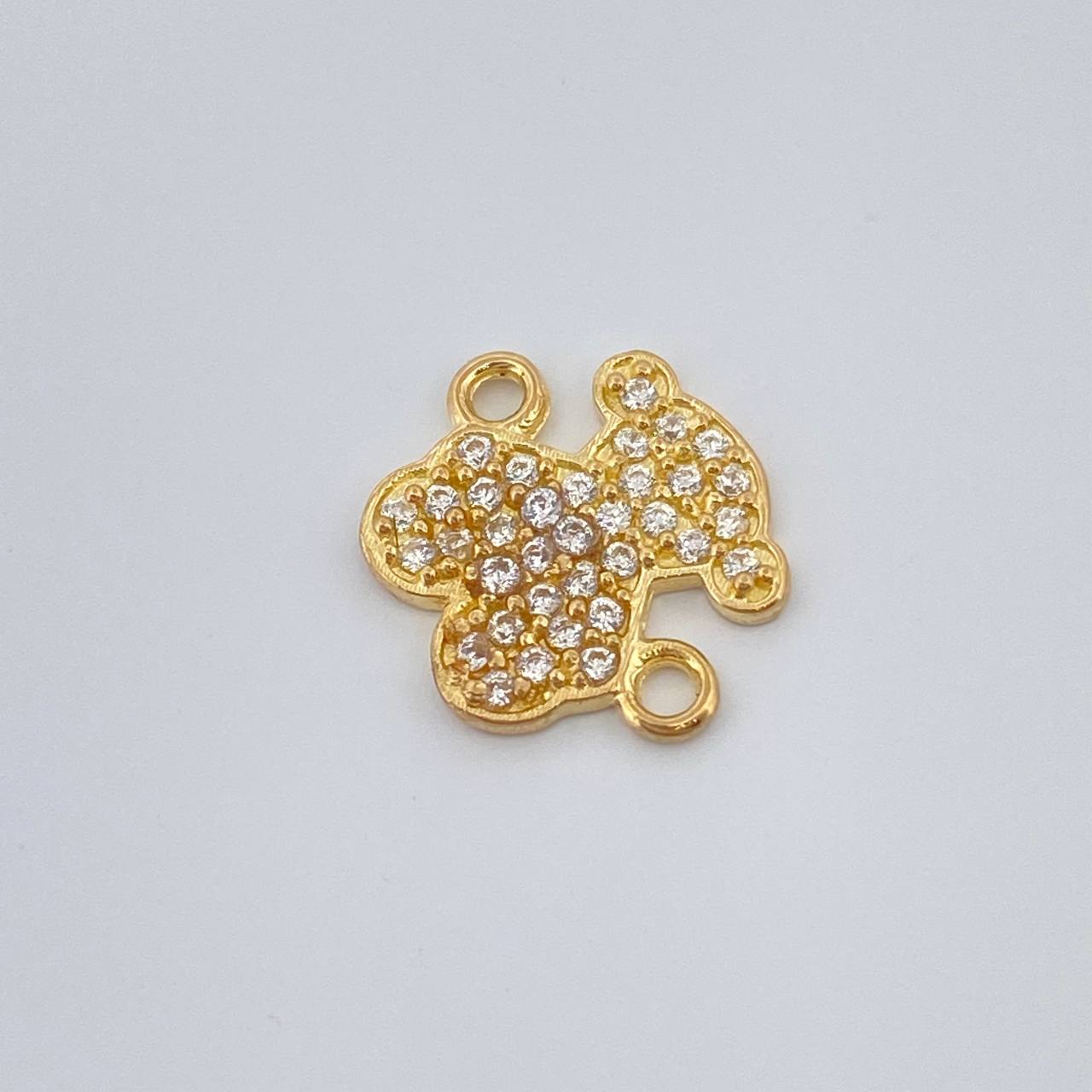 Herraje Oso Ts 0.6gr / 1/2 in / Oro Amarillo 18K %