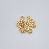 Herraje Oso Ts 0.6gr / 1/2 in / Oro Amarillo 18K %