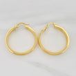 Hoop Earrings Winter 3.6 g / 1 1/4 in Yellow Gold 18K