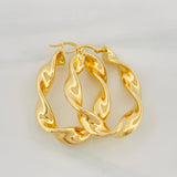 Candongas Demi 5.85 g / 1 1/2 in Oro Amarillo 18K