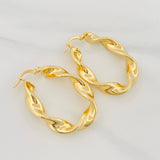 Candongas Demi 5.85 g / 1 1/2 in Oro Amarillo 18K