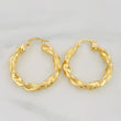 Hoop Earrings Jenn 3.95 g / 1 1/4 in 18K Yellow Gold
