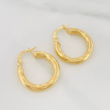 Candongas Kris 2.4 g / 1 in Oro Amarillo 18K
