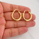 Candongas Kris 2.4 g / 1 in Oro Amarillo 18K