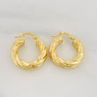 Hoop Earrings Niky 4.05 g / 1 in 18K Yellow Gold