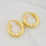 Hoop Earrings Niky 4.05 g / 1 in 18K Yellow Gold