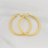 Candongas Tefi 2.1 g / 1 1/4 in Oro Amarillo 18K