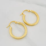 Candongas Tefi 1.9 g / 3/4 in Oro Amarillo 18K