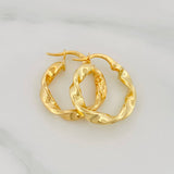 Candongas Remi 1.75 g / 3/4 in Oro Amarillo 18K
