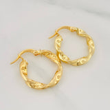 Candongas Remi 1.75 g / 3/4 in Oro Amarillo 18K