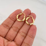 Hoop Earrings Remi 1.6 g / 3/4 in Yellow Gold 18K