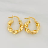 Candongas Milu 2.15 g / 3/4 in Oro Amarillo 18K