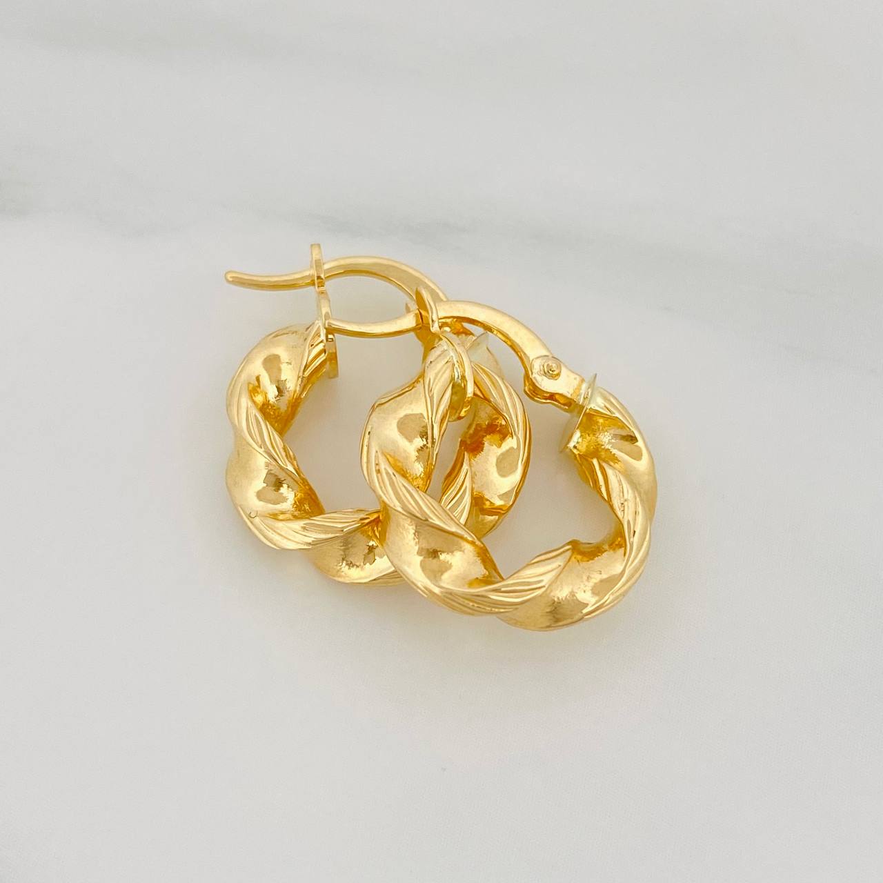 Candongas Milu 2.15 g / 3/4 in Oro Amarillo 18K