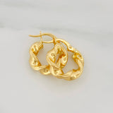 Candongas Milu 2.2 g / 3/4 in Oro Amarillo 18K