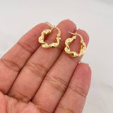 Candongas Milu 2.15 g / 3/4 in Oro Amarillo 18K