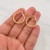 Candongas Tornillo 1.8 g / 1 in Oro Amarillo 18K