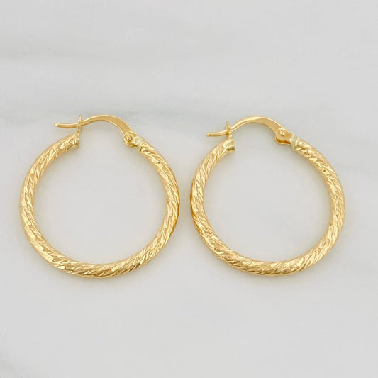 Candongas Leonore 1.75 g / 1 in Oro Amarillo 18K