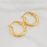 Candongas Mary 1.95 g / 3/4 in Oro Amarillo 18K