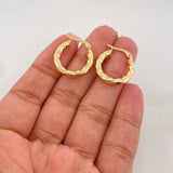 Candongas Mary 1.95 g / 3/4 in Oro Amarillo 18K