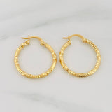 Candongas Megan 1.5 g / 1 in Oro Amarillo 18K