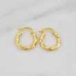 Candongas Megan 1.1 g / 1/2 in Oro Amarillo 18K