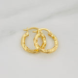 Candongas Megan 1.1 g / 1/2 in Oro Amarillo 18K